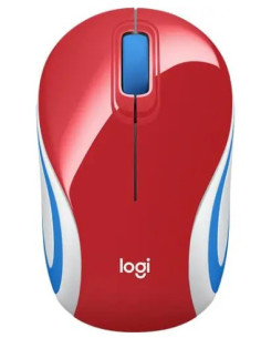 Mouse Wireless M187 Rosso