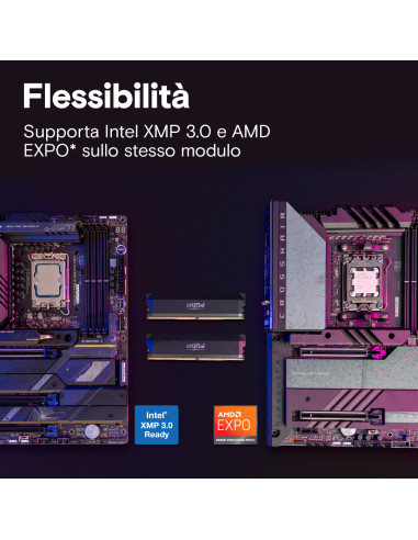 64GB (2x32GB) Pro 6000 MHz CL40 XMP/EXPO