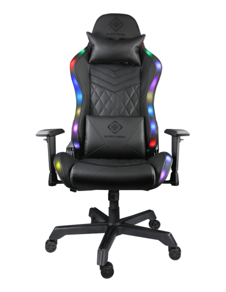Gaming Chair, eco-pelle, RGB con telecomando