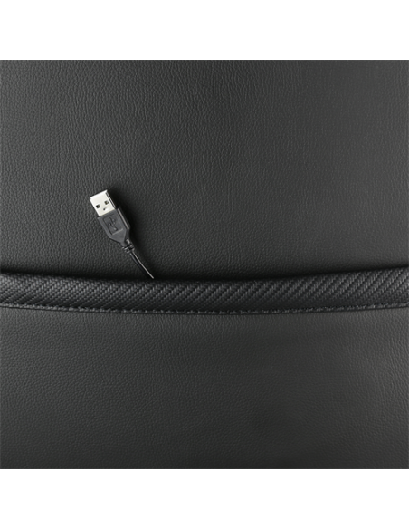 Gaming Chair, eco-pelle, RGB con telecomando