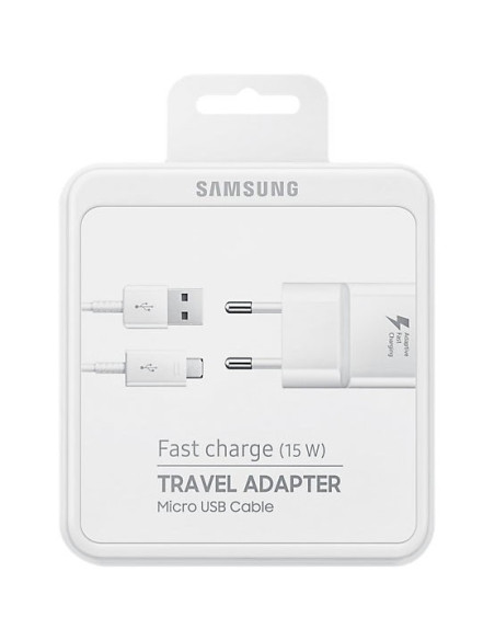 10W Caricatore Fast Charge 2A + Cavo Micro USB White