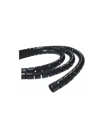 10,00 mt Spiral cable wrap, 15-60mm, black, (8mm diam.)
