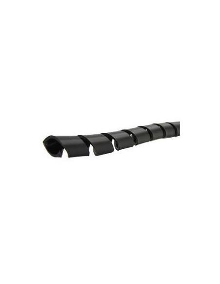 10,00 mt Spiral cable wrap, 15-60mm, black, (8mm diam.)