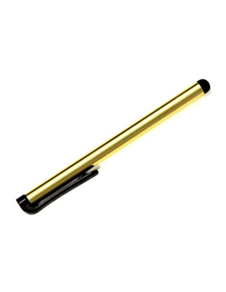 Touch pen, capacitive, metal, yellow, for iPad and tablet