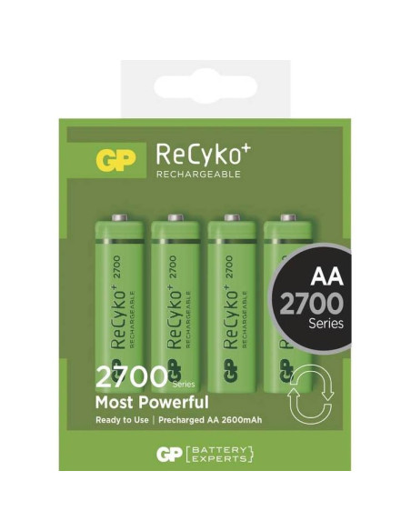 Ricaricabili Ni-MH 1.2V 2600mAh HR06 4pz Recyko+