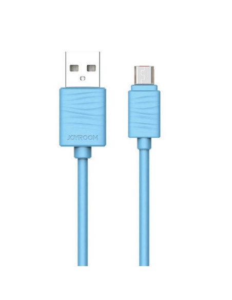 1,00mt Cavo USB Micro, Fast Charge, JR-S118 Celeste