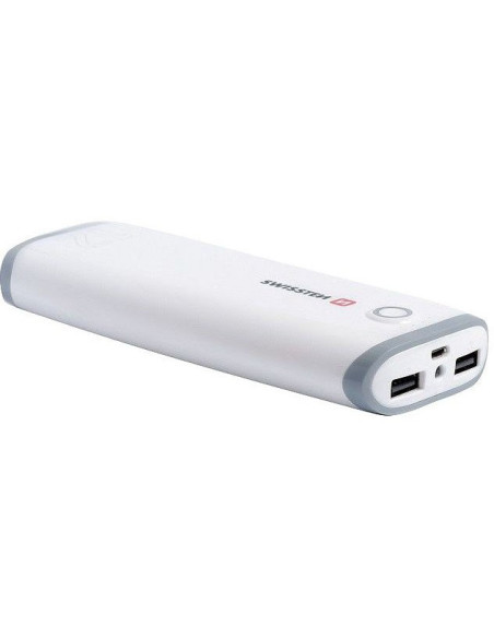 12.000 mAh, Li-Ion, 5V, 2xconnector, white