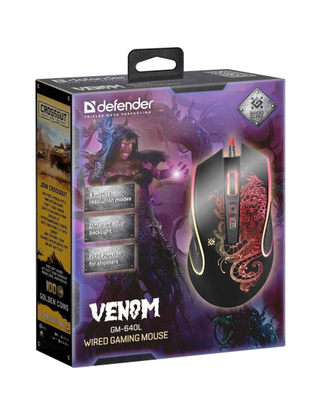 Venom GM-640L 3200dpi 8tasti+scroll