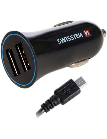 2,4A 5V 2x USB Nero