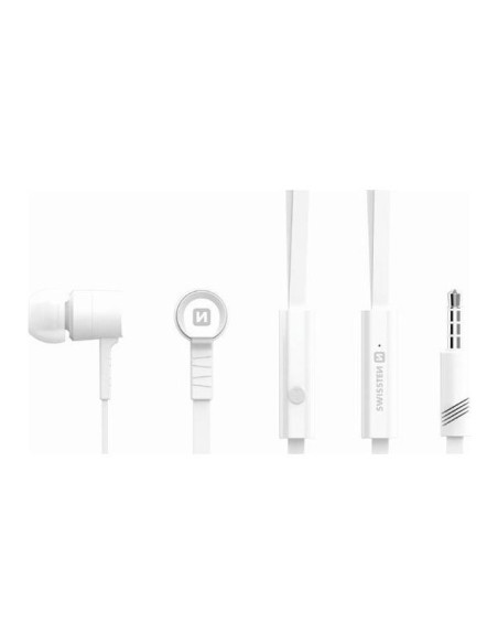 YS-D2, auricolari con microfono, white, 3.5 mm jack