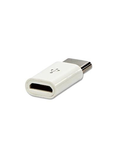 Adattatore USB (2.0) Type-C (M) - Type-microB (F) bianco