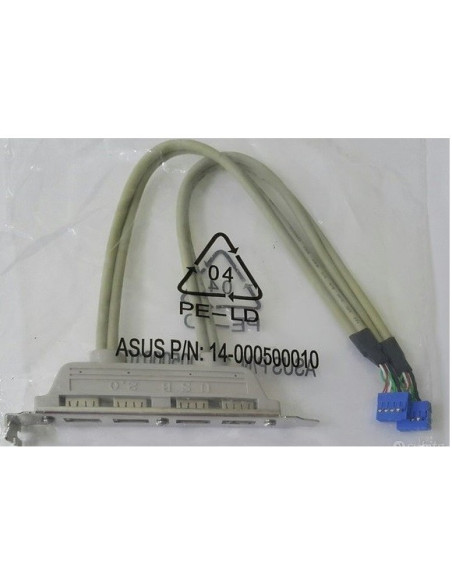 USB CABLE 4PORT,. W/BRACK.
