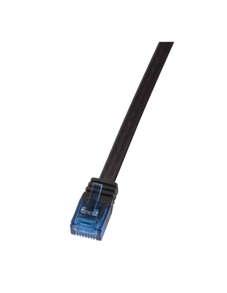 3,00 mt - Flat Cat.6A U/UTP black