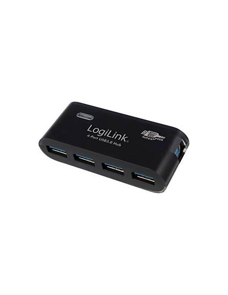 USB 3.0 Hub, 4-Port, Black