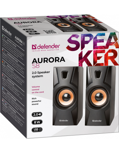 AURORA S8 CASSE 2.0 USB, 8W