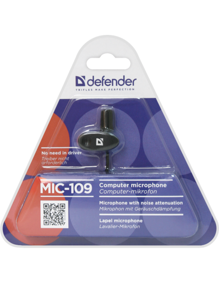 MIC-109 - MICROFONO PER PC, 1,8M