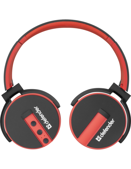 FREEMOTION B530, CUFFIE BLUETOOTH 4.2, NERO/ROSSO