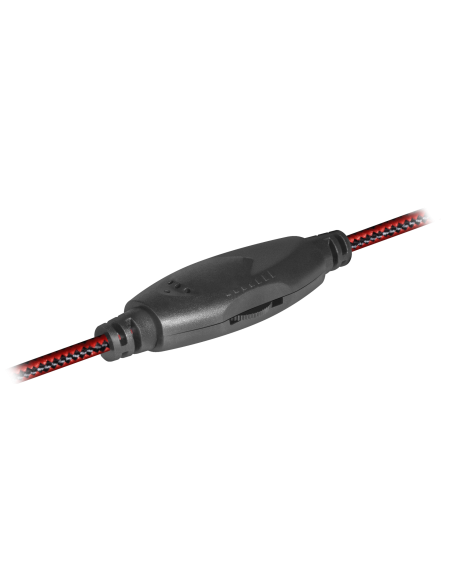 WARHEAD G-370, CUFFIE CON MICROFONO, LED ROSSO