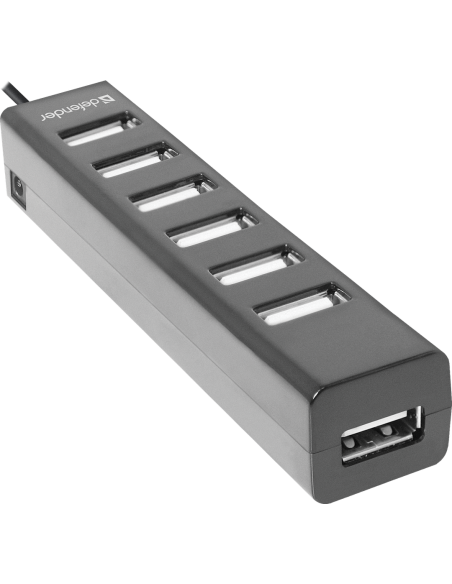 QUADRO SWIFT, HUB USB 2.0, T PORTE, NERO