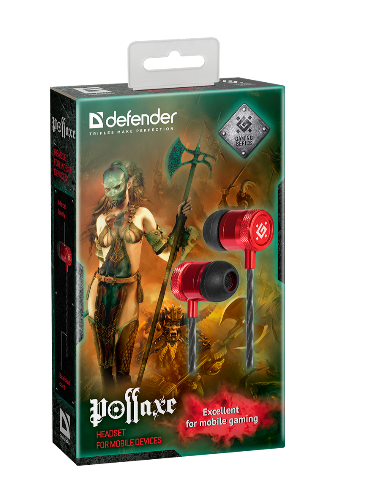 POLLAXE, AURICOLARI GAMING, NERO/ROSSO POLLAXE, AURICOLARI GAMING, NERO/ROSSO