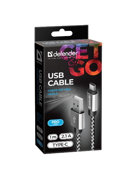 1,00 mt USB - USB-C, GRIGIO