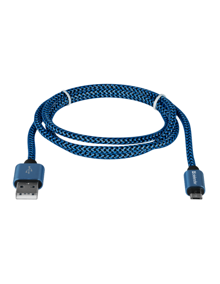 1,00 mt USB - MicroUSB, BLUE