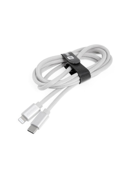 1,20 mt USB-C LIGHTNING Tessuto Bianco