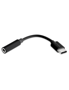 Adattatore USB Type-C to 3.5mm Audio Jack Nero