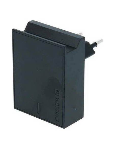 23W Slim travel charger, 2x USB, QC 3.0 Nero
