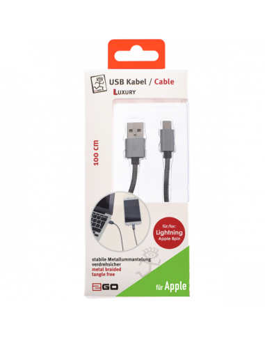 1,00 mt Cavo USB/Lightning Luxury...