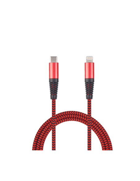 1,00 mt Cavo USB Type-C/Lightning Rosso