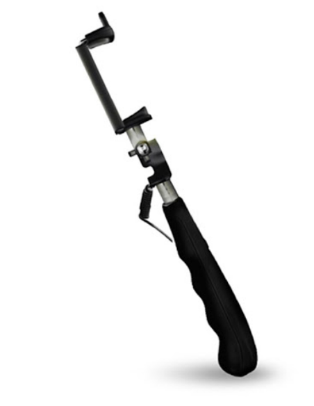Selfie Stick/Funny Pic Jack 3.5 Nero