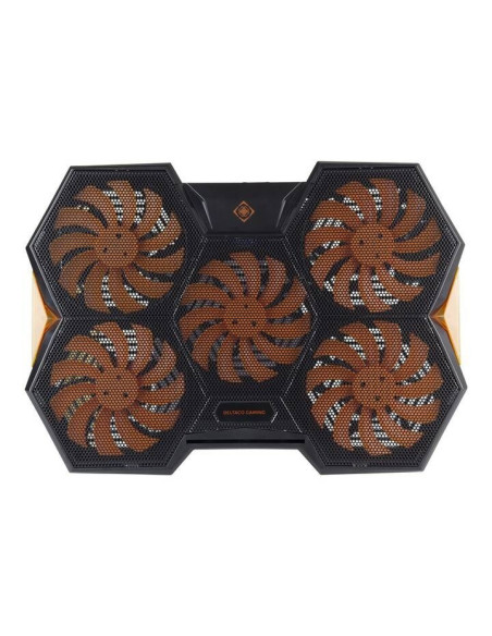 5 Ventole Laptop Cooler fino a 17,3" LED supporto di raffreddamento Portatili