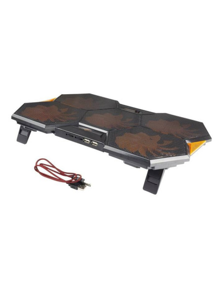 5 Ventole Laptop Cooler fino a 17,3" LED supporto di raffreddamento Portatili