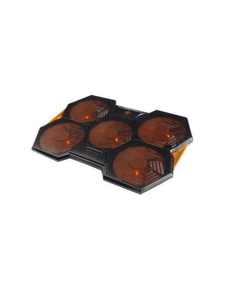 5 Ventole Laptop Cooler fino a 17,3" LED supporto di raffreddamento Portatili