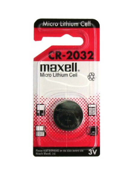 Batteries lithium, 3V, Maxell, blister pack
